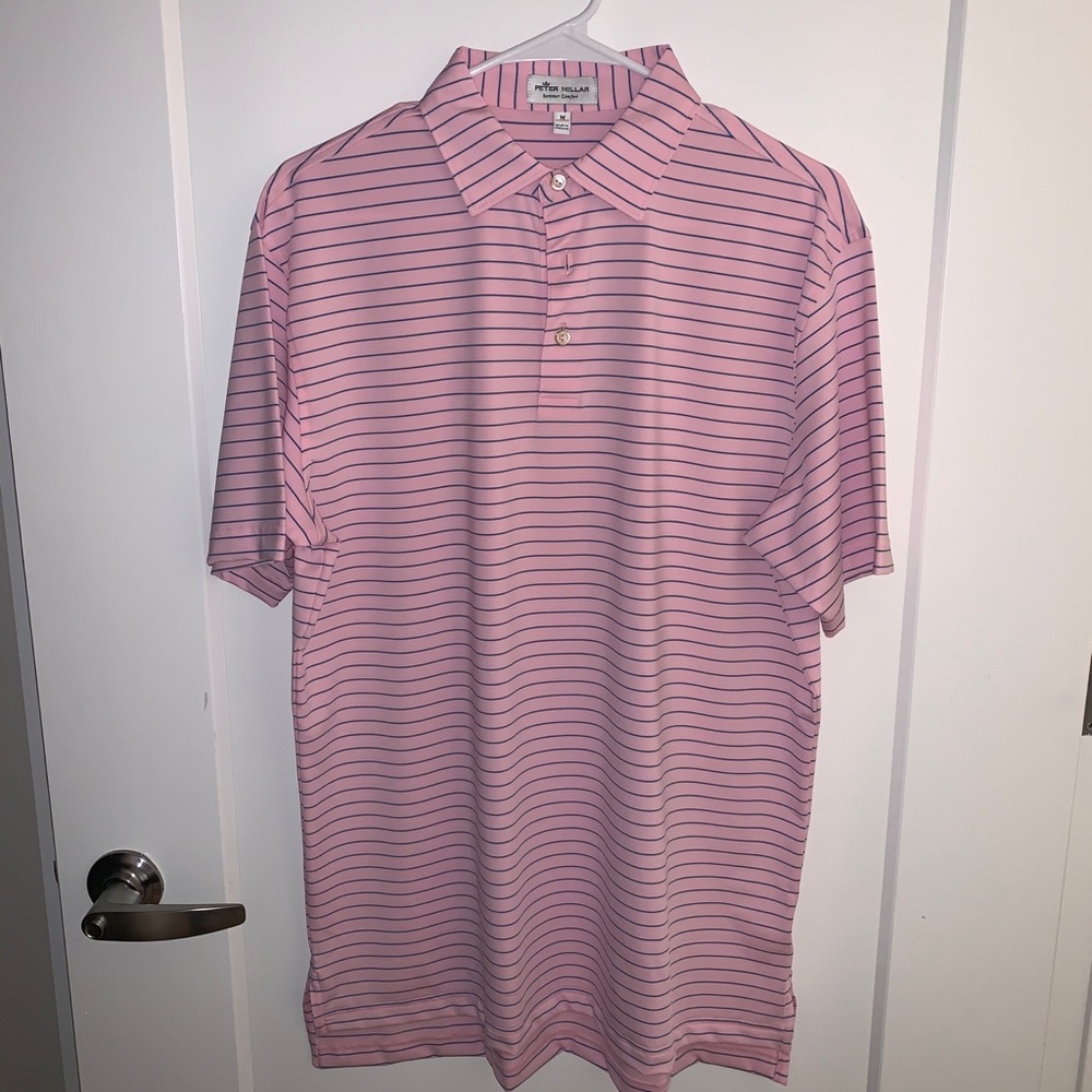 Peter Millar Pink Dri-Fit Polo